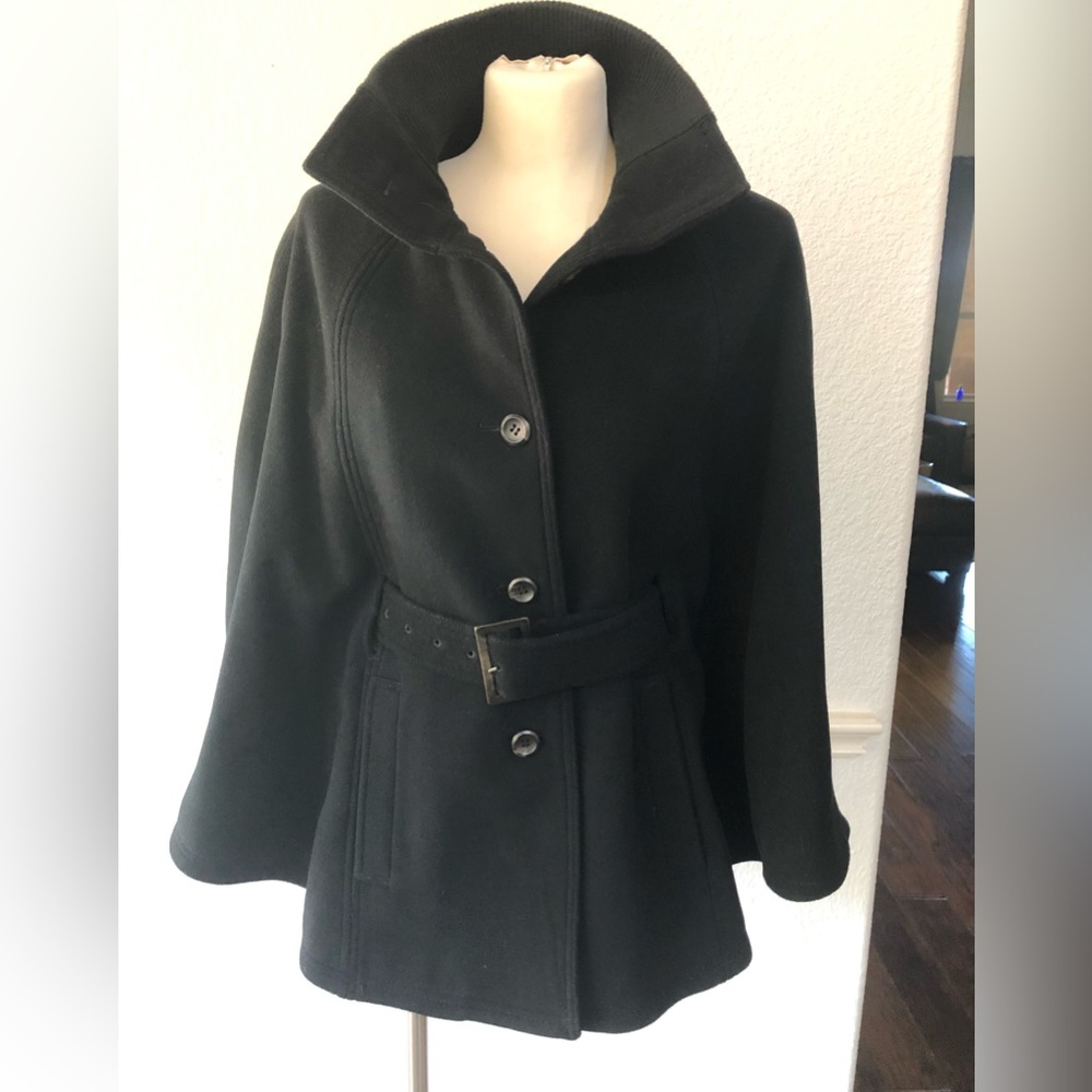 Cole Haan Cape Style Coat - Small
